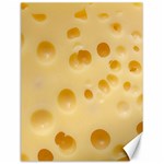 Cheese Texture, Yellow Cheese Background Canvas 12  x 16 