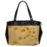 Cheese Texture, Yellow Cheese Background Oversize Office Handbag