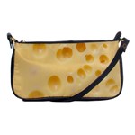 Cheese Texture, Yellow Cheese Background Shoulder Clutch Bag