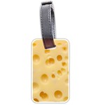 Cheese Texture, Yellow Cheese Background Luggage Tag (two sides)