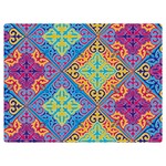 Colorful Floral Ornament, Floral Patterns Premium Plush Fleece Blanket (Extra Small)