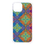 Colorful Floral Ornament, Floral Patterns iPhone 13 TPU UV Print Case