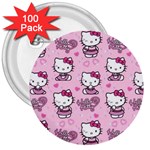 Cute Hello Kitty Collage, Cute Hello Kitty 3  Buttons (100 pack) 