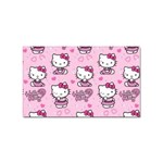 Cute Hello Kitty Collage, Cute Hello Kitty Sticker Rectangular (100 pack)