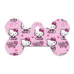 Cute Hello Kitty Collage, Cute Hello Kitty Dog Tag Bone (Two Sides)