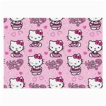 Cute Hello Kitty Collage, Cute Hello Kitty Large Glasses Cloth