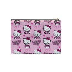 Cute Hello Kitty Collage, Cute Hello Kitty Cosmetic Bag (Medium) from UrbanLoad.com Back