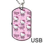 Cute Hello Kitty Collage, Cute Hello Kitty Dog Tag USB Flash (Two Sides)