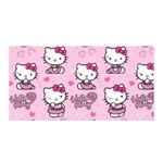 Cute Hello Kitty Collage, Cute Hello Kitty Satin Wrap 35  x 70 