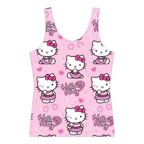 Cute Hello Kitty Collage, Cute Hello Kitty Sport Tank Top  from UrbanLoad.com Front