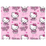 Cute Hello Kitty Collage, Cute Hello Kitty Two Sides Premium Plush Fleece Blanket (Baby Size)