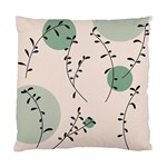 Plants Pattern Design Branches Branch Leaves Botanical Boho Bohemian Texture Drawing Circles Nature Standard Cushion Case (One Side)