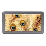 Vintage Peacock Feather Peacock Feather Pattern Background Nature Bird Nature Memory Card Reader (Mini)