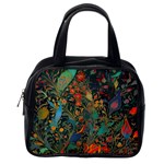 Flowers Trees Forest Mystical Forest Nature Background Landscape Classic Handbag (One Side)