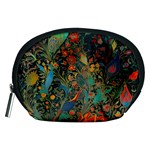 Flowers Trees Forest Mystical Forest Nature Background Landscape Accessory Pouch (Medium)