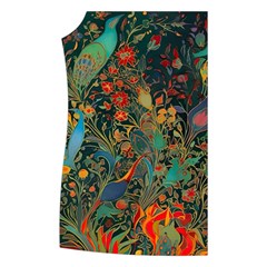 Flowers Trees Forest Mystical Forest Nature Background Landscape Women s Button Up Vest from UrbanLoad.com Front Right