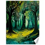 Trees Forest Mystical Forest Nature Junk Journal Landscape Nature Canvas 36  x 48 