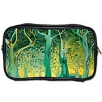 Trees Forest Mystical Forest Nature Junk Journal Scrapbooking Background Landscape Toiletries Bag (Two Sides)