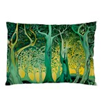 Trees Forest Mystical Forest Nature Junk Journal Scrapbooking Background Landscape Pillow Case (Two Sides)