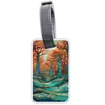 Trees Tree Forest Mystical Forest Nature Junk Journal Scrapbooking Landscape Nature Luggage Tag (one side)