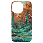 Trees Tree Forest Mystical Forest Nature Junk Journal Scrapbooking Landscape Nature iPhone 14 Pro Max Black UV Print Case
