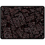 FusionVibrance Abstract Design Two Sides Fleece Blanket (Large)
