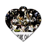 Yb 2vvvvv Zazzle - Digital Postcard - Front Dog Tag Heart (One Side)