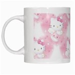 Hello Kitty Pattern, Hello Kitty, Child, White, Cat, Pink, Animal White Mug