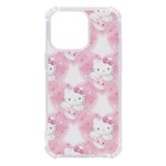 Hello Kitty Pattern, Hello Kitty, Child, White, Cat, Pink, Animal iPhone 13 Pro TPU UV Print Case