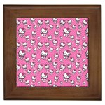 Hello Kitty Pattern, Hello Kitty, Child Framed Tile