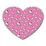 Hello Kitty Pattern, Hello Kitty, Child Heart Mousepad