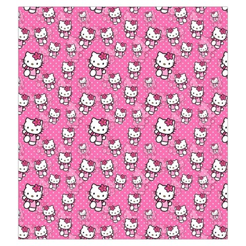 Hello Kitty Pattern, Hello Kitty, Child Drawstring Pouch (2XL) from UrbanLoad.com Front