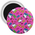Hello Kitty, Cute, Pattern 3  Magnets