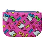 Hello Kitty, Cute, Pattern Large Coin Purse