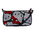 Hello Kitty, Pattern, Red Shoulder Clutch Bag