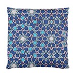 Islamic Ornament Texture, Texture With Stars, Blue Ornament Texture Standard Cushion Case (One Side)