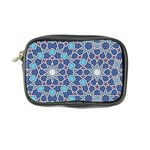 Islamic Ornament Texture, Texture With Stars, Blue Ornament Texture Coin Purse
