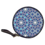 Islamic Ornament Texture, Texture With Stars, Blue Ornament Texture Classic 20-CD Wallets