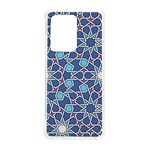 Islamic Ornament Texture, Texture With Stars, Blue Ornament Texture Samsung Galaxy S20 Ultra 6.9 Inch TPU UV Case