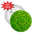 Lime Textures Macro, Tropical Fruits, Citrus Fruits, Green Lemon Texture 2.25  Buttons (100 pack) 