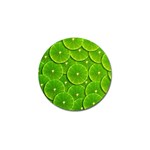 Lime Textures Macro, Tropical Fruits, Citrus Fruits, Green Lemon Texture Golf Ball Marker