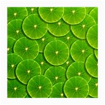 Lime Textures Macro, Tropical Fruits, Citrus Fruits, Green Lemon Texture Medium Glasses Cloth (2 Sides)