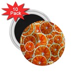 Oranges Patterns Tropical Fruits, Citrus Fruits 2.25  Magnets (10 pack) 
