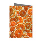 Oranges Patterns Tropical Fruits, Citrus Fruits Mini Greeting Cards (Pkg of 8)
