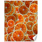 Oranges Patterns Tropical Fruits, Citrus Fruits Canvas 11  x 14 