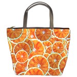 Oranges Patterns Tropical Fruits, Citrus Fruits Bucket Bag