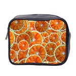 Oranges Patterns Tropical Fruits, Citrus Fruits Mini Toiletries Bag (Two Sides)