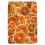 Oranges Patterns Tropical Fruits, Citrus Fruits Removable Flap Cover (L)