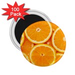 Oranges Textures, Close-up, Tropical Fruits, Citrus Fruits, Fruits 2.25  Magnets (100 pack) 