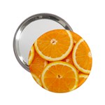 Oranges Textures, Close-up, Tropical Fruits, Citrus Fruits, Fruits 2.25  Handbag Mirrors
